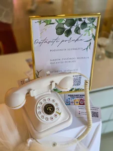 Prodaja Audio Guest book Telefon za svadbe telefon uspomena