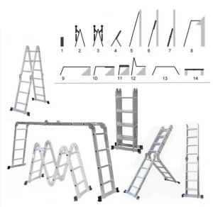 Zglobne Alu Merdevine 14u1 - 4x4  ( Besplatna Postarina )