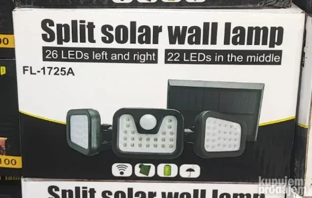 Solarna Lampa-Solarni Reflektor sa LED Diodama