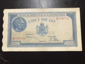 Rumunija 5000 lei.1945.