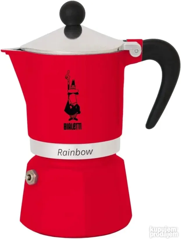 Espreso pot crveni za 3 kafe - Bialetti 4962