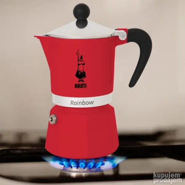 Espreso pot crveni za 3 kafe - Bialetti 4962