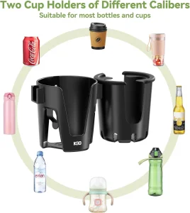 Držač za piće za kolica sa držačem za mobilni telefon