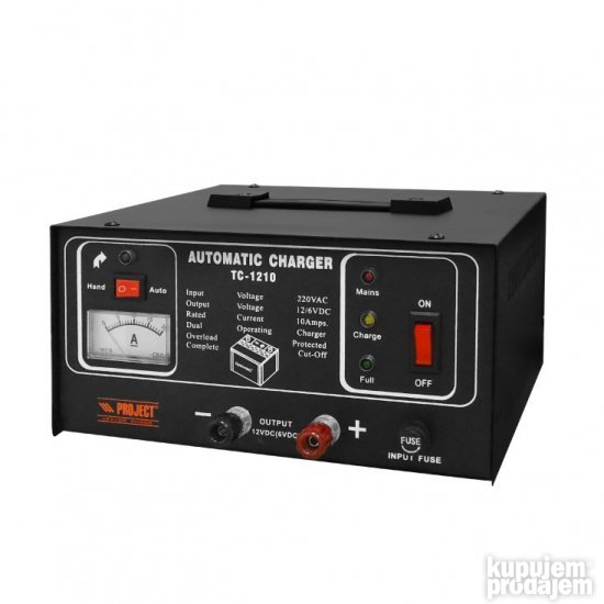 Automatski punjač akumulatora 6V/12V, 10A