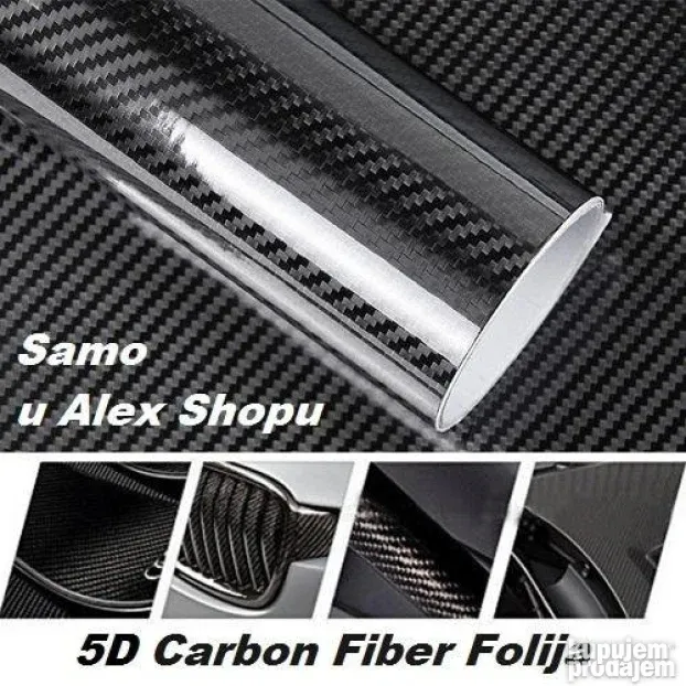 3D Carbon Fiber MAGIČNA Folija 60 x 100 cm