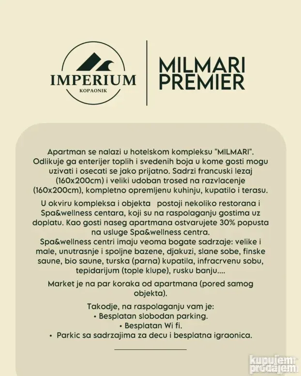 Imperium Lux  Apartmani&Spa  KOPAONIK