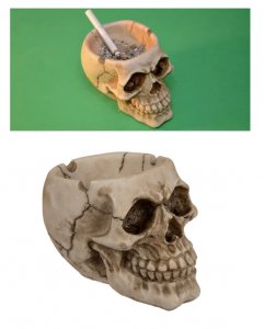 Lobanja Skull Pepeljara Model 1