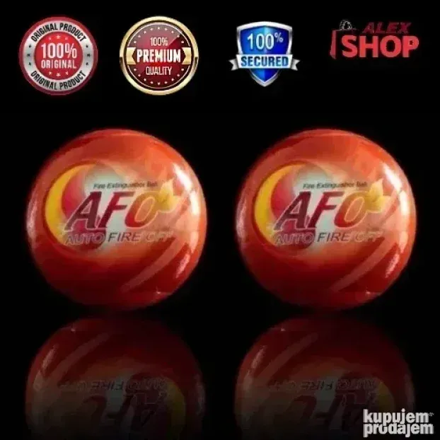 Aparat lopta za instant gašenje požara za kola i kuću