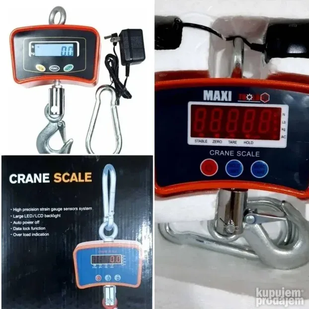 Digitalna viseca vaga 500 kg 7600 din Vrlo precizna, čvrsta