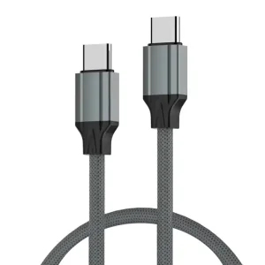 Kabel LDNIO LC441c 65w Type-C na Type-C sivi 1m
