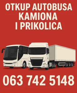 Otkup autobusa / kamiona / prikolica