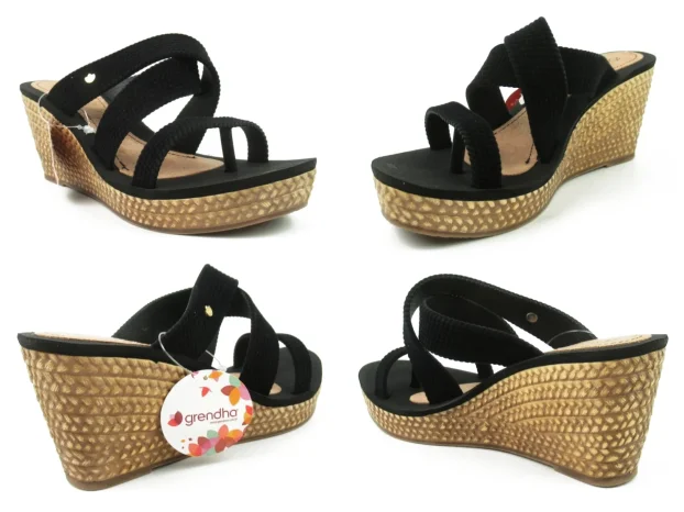 Grendha papuče japanke platforma NOVO K207/38