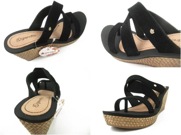 Grendha papuče japanke platforma NOVO K207/38