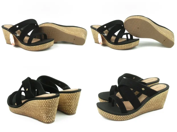 Grendha papuče japanke platforma NOVO K207/38