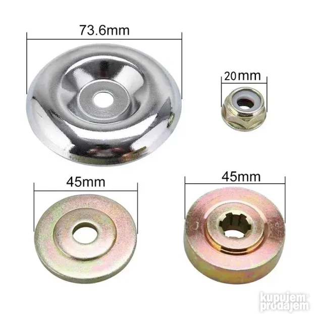 Čelična žičana glava za trimer 150mm 6 "
