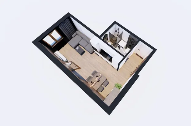 Svetogorska, Zlatibor, Centar, garsonjera, 28 m²