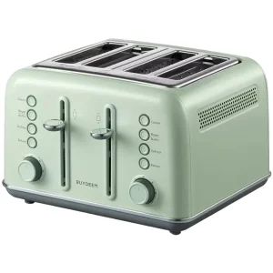 Buydeem DT640E-CG/EU toaster 4 slice 1800W green