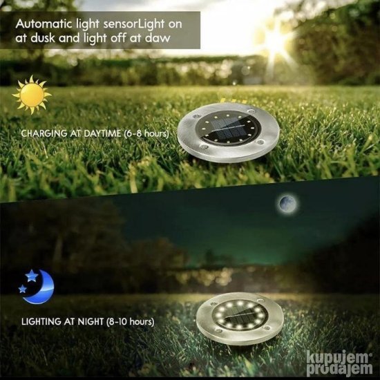 4 kom 12 dioda SOLARNA LAMPA solarna lampa SOLARNA led LAMPA