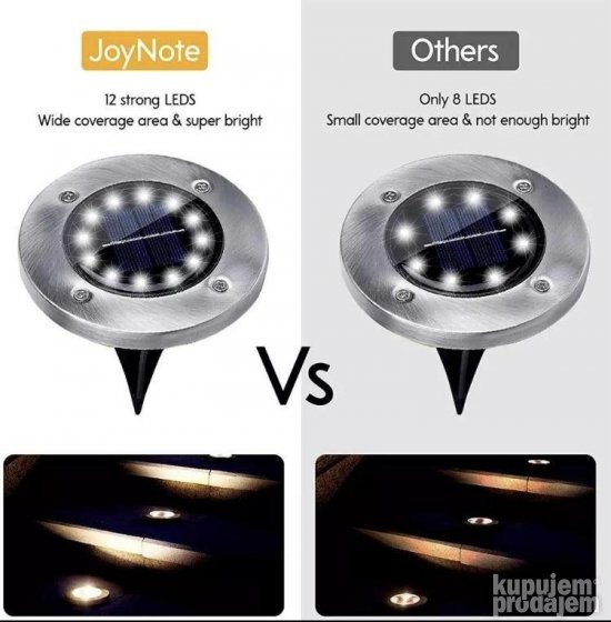 4 kom 12 dioda SOLARNA LAMPA solarna lampa SOLARNA led LAMPA