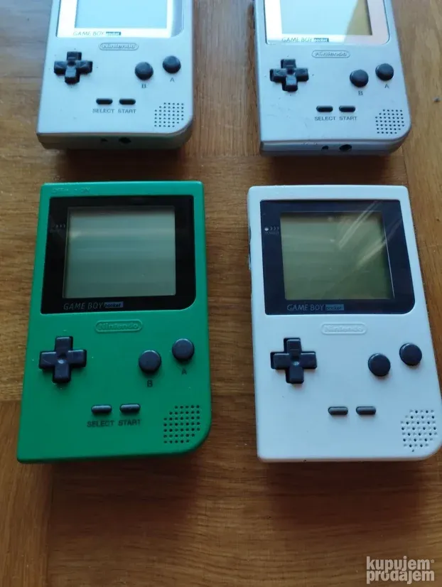 Gameboy Pocket Blue Green Silver Game Boy