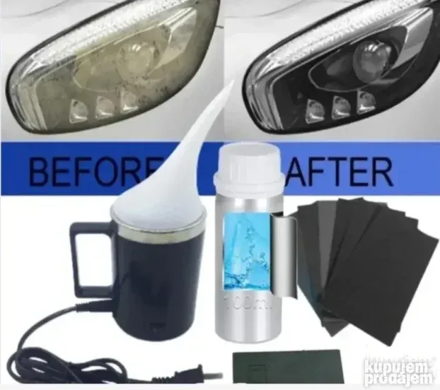 Set za farove Polimerizaciju farova Ciscenje farova