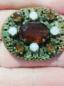 Vintaž Miracle broš stari kolekcionarski