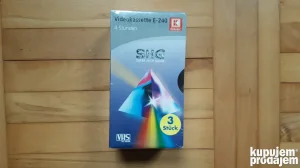VHS SHG E- 240 3-pak Novo
