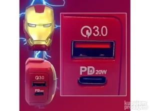 NOVO! Punjac za telefon 2 ulaza Punjac za mobilni brzo punje