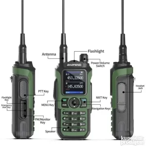 Baofeng UV-21 PrBaofeng Uo V2 NOVO Radio stanica Vodootporna