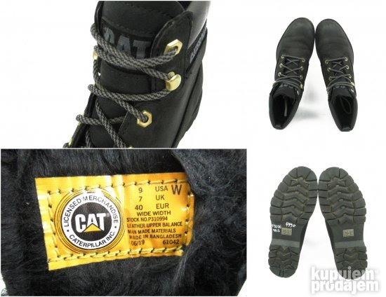 CATerpillar  cipele KOŽA T2026
