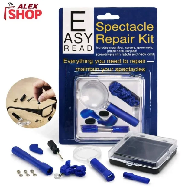 Set za popravku naočara mini alat + šrafovi
