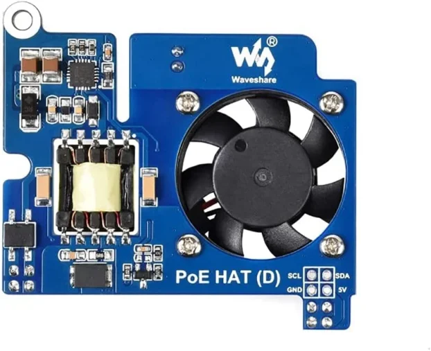 Napajanje preko eterneta HAT POE tipaD za RaspberryPi 3B+/4B