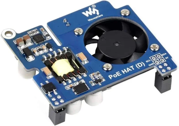 Napajanje preko eterneta HAT POE tipaD za RaspberryPi 3B+/4B