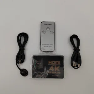 HDMI 4K 1.4b 3D razdelnik , splitter sa 3 na 1 + daljinski