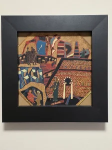 Vera Zarić  1.ulje na lesonitu