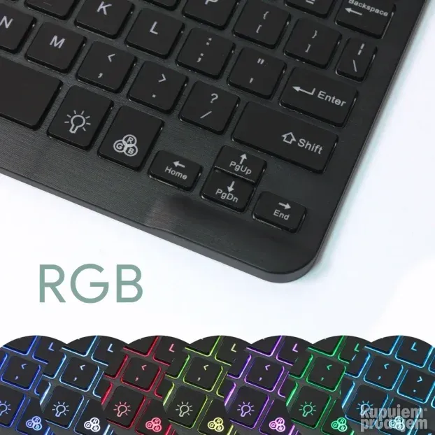 Futrola sa tastaturom i misem za ipad 9 10.2crna