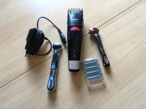 PHILIPS Trimer turbo + držači Gillette + 3D patrone