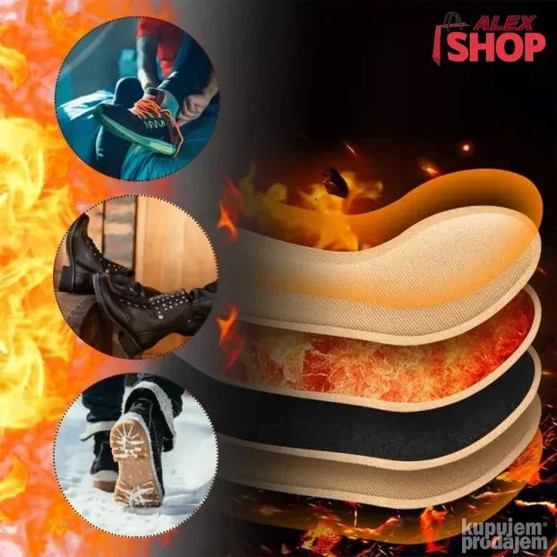 Instant grejači za stopala u vidu uložaka za obuću