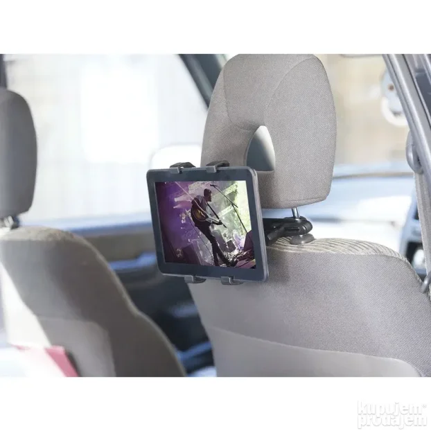 Car Headrest Mount Tab-X iPad All crni