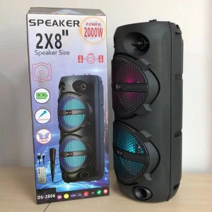 Wireless Subwoofer Big speaker Party Outdoor Speaker Dual 8