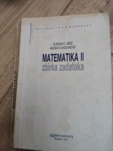 Matematika II zbirka zadataka