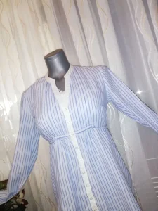 plavo bela košulja tunika PIMKIE vel.36-38