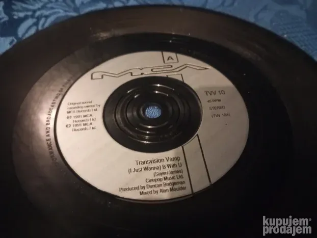 Transvision Vamp -  (I Just Wanna) B With U (UK 1991)