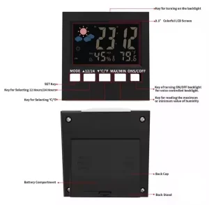 LCD digitalni termometar/hidrometar