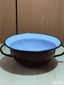 Retro emajlirana vangla kolekcionarska odlična markirana