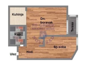 Socijalno, 2.0 dvosoban, 44 m²