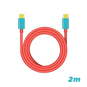 Data kabl Coteci 87303 100W 4K 20Gbps PD na Type C 2m -Crven