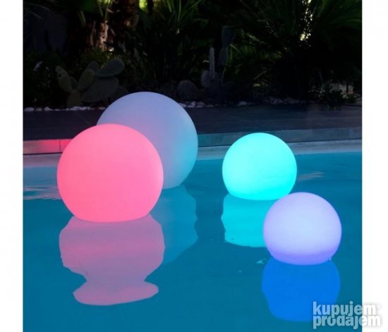 Led RGB+Daljinac Lopta 40cm dimmable Punjiva Lumisky Bibby