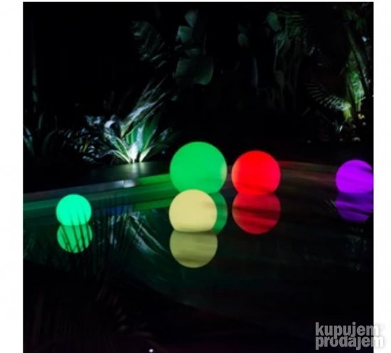Led RGB+Daljinac Lopta 40cm dimmable Punjiva Lumisky Bibby