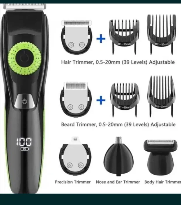 Mašinica za šišanje, mašinica za bradu, 5u1, trimer